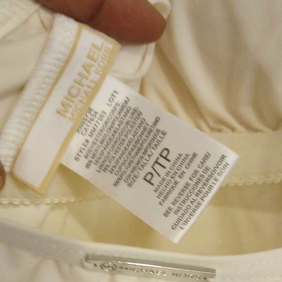 Cream Ruffled Halter Top - Picture 6 of 6